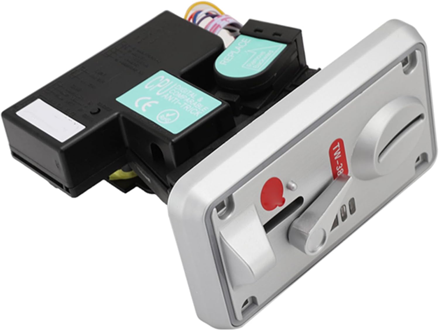 Acceptor,CPU Comparison Game Machine Side Acceptor Selector Device with LED Indicator,for Game Mechanism Vending Machine