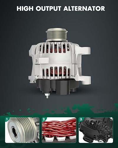 Miniatura 5 de SCITOO Alternador 37300-2G150 apto para Hyundai Sonata 2010-2013 para Kia Optima 2011-2013