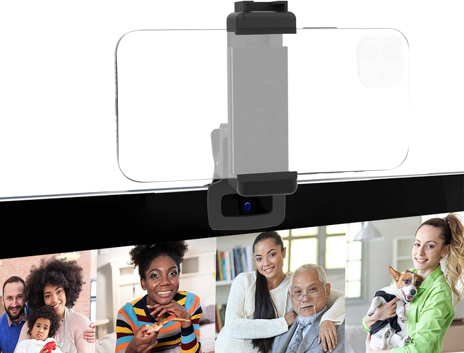 Continuity Camera Mount for MacBook Laptops, Monitor Phone