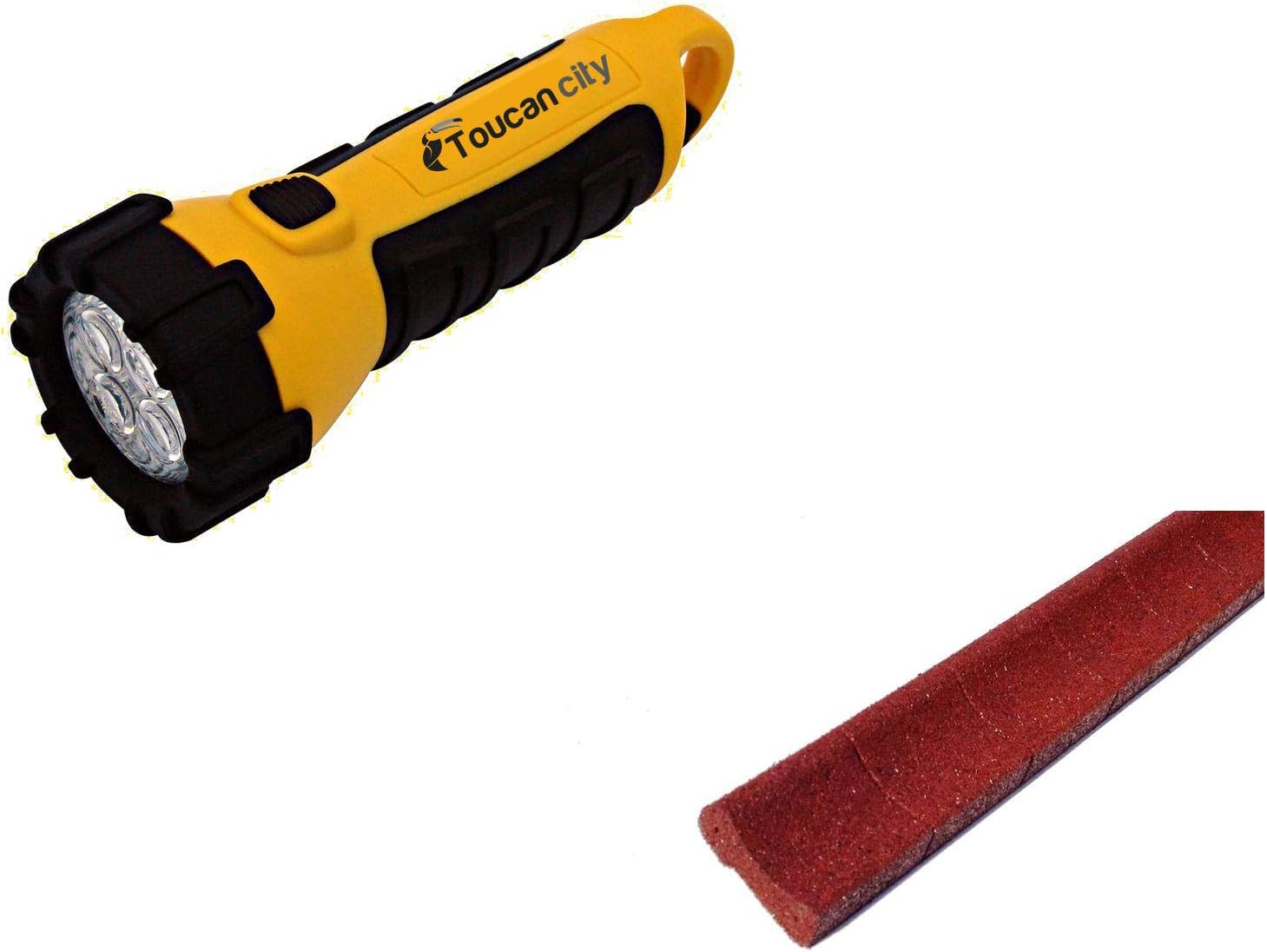 EcoBorder CURB-RED-4PK 4 ft. Curb Border Rubber Edging44; Red44; 4 Pack