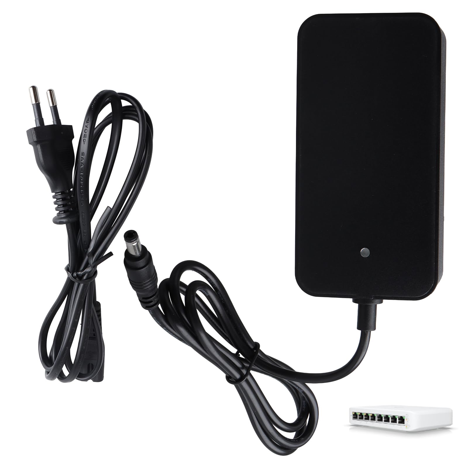Alimentation 54 V 1,1 A Compatible avec Le Commutateur PoE Gigabit Ethernet Compact 8 Ports de Couche 2 Ubiquiti Networks Ultra 60W USW-Ultra-60W USW-Lite-8-PoE (NY-PW0L2-05401100)
