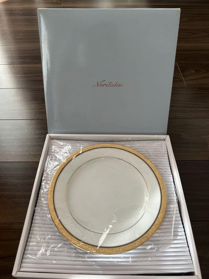 Amazon.co.jp: ノリタケ REGENT GOLD 21cmプレート 管理.KT : ホーム 