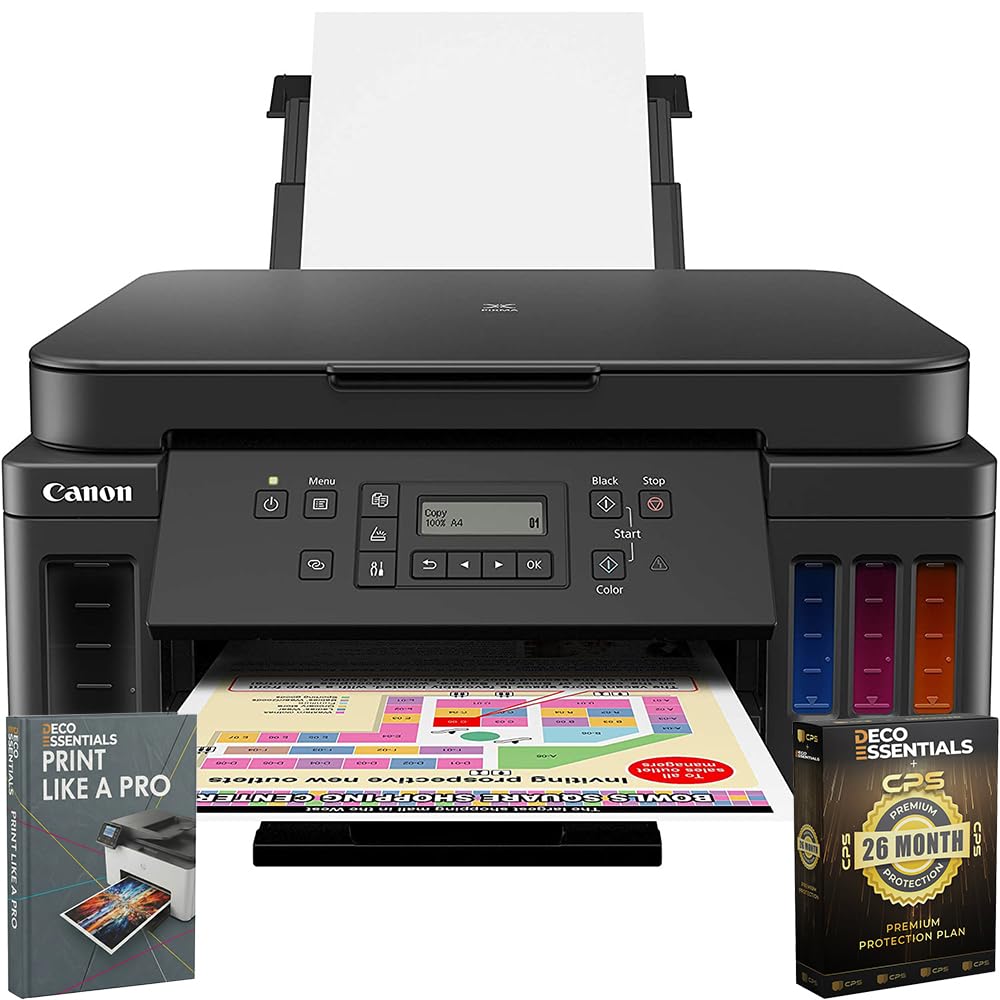 Canon PIXMA G6020 Wireless MegaTank All-in-One Printer 3113C002 Bundle