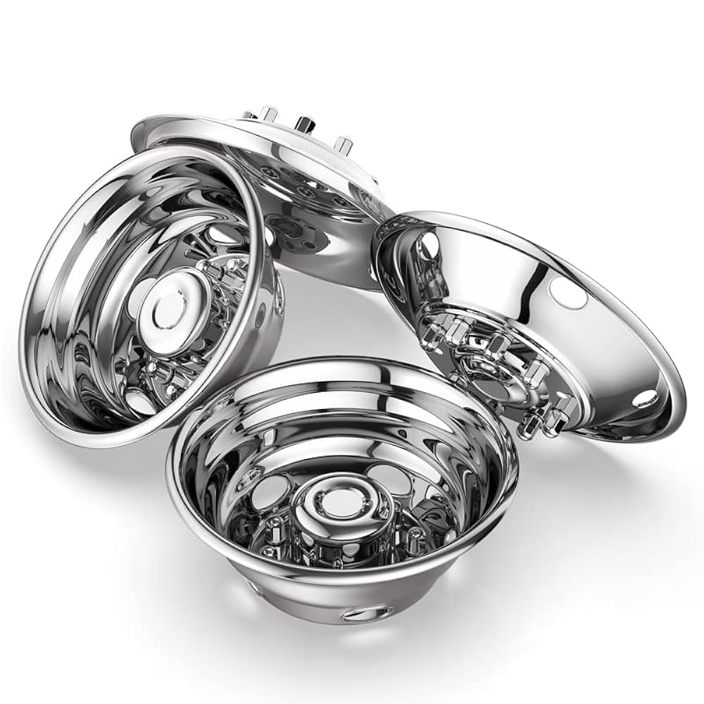 デコトラ ハブカバー 19.5インチ ISO用 アオシマ 大型低床用 ISO 19.5インチ アルミホイールセット 1/32