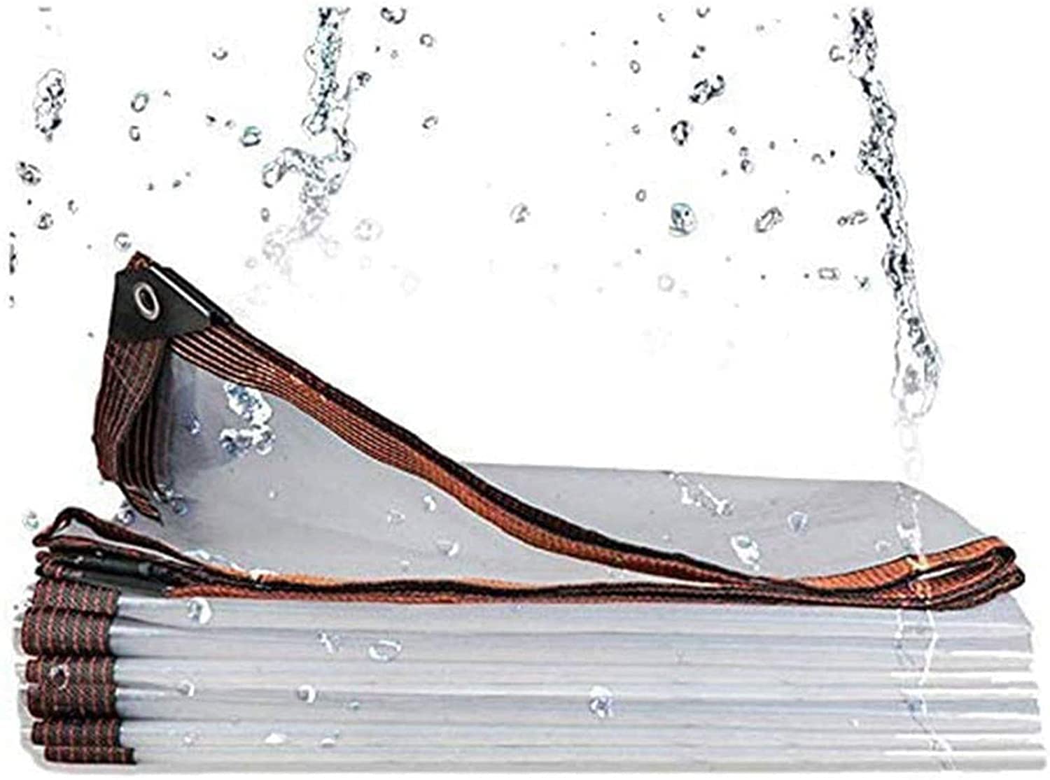 Lona transparente cubierta impermeable para disfrutar del patio exterior sin lluvia