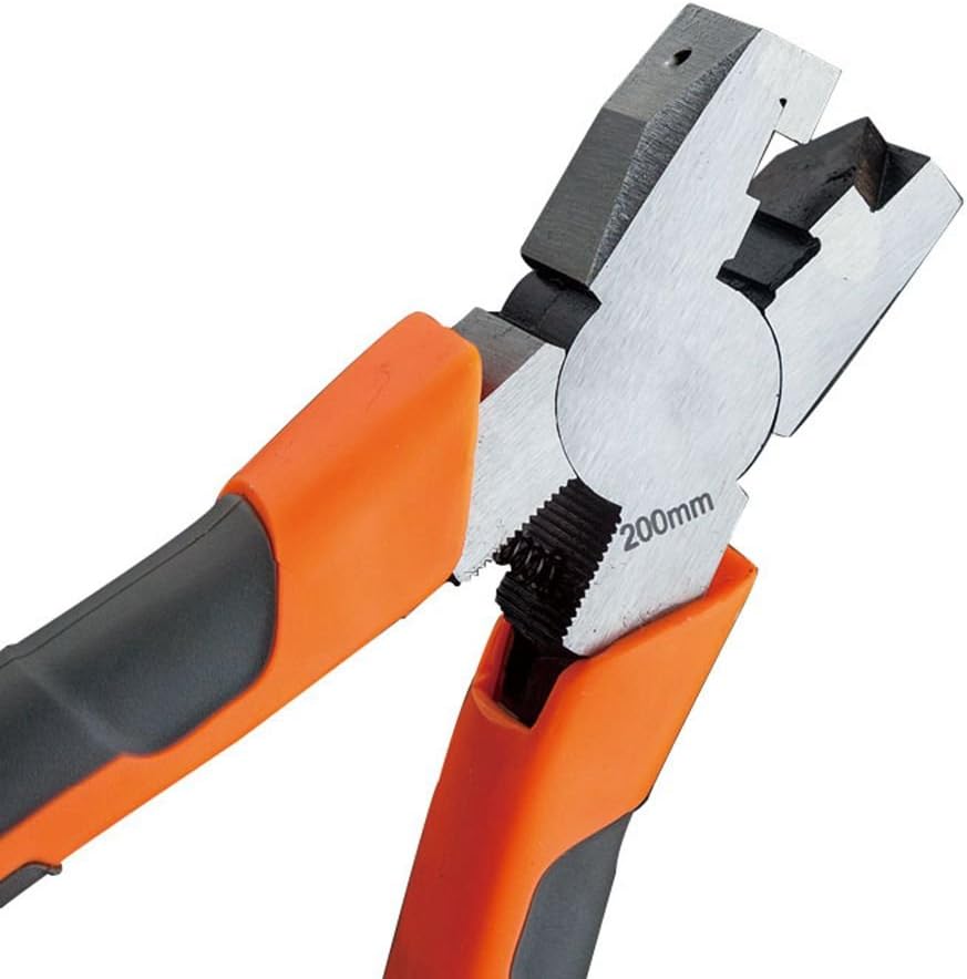 Diagonal Cutters 8 inch V-Notch Pliers 45 degree 90 degree buckle strip for Bending Aluminum & Alloy Frames Fold Woodworking Picture Frames