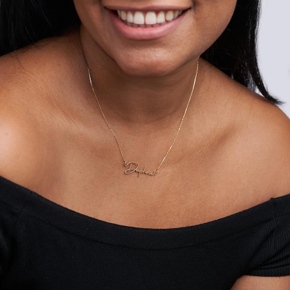 Personalized Choose Your Style Name Necklace - Custom Nameplate Pendant - Dainty Gift for Mom, Grandma, Her, Women - Gift for Christmas, Birthday