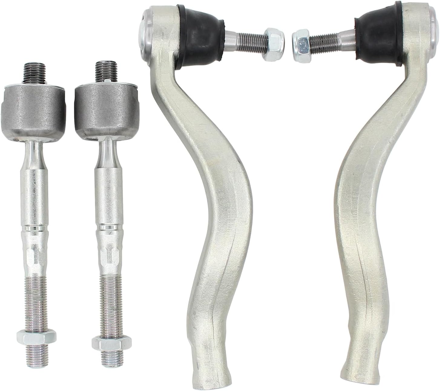 Front Inner Outer Left and Right Tie Rod End for Lexus GS300 2006, GS350 2007-2011, IS250 2006-2013, IS350 2011-2013