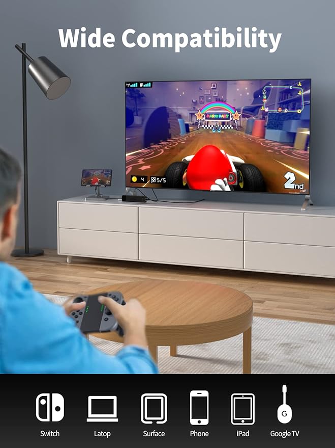 Lemorele Estación de Acoplamiento USB C 13 en 1 para 3 Monitores, 2 HDMI 4K miniatura 7