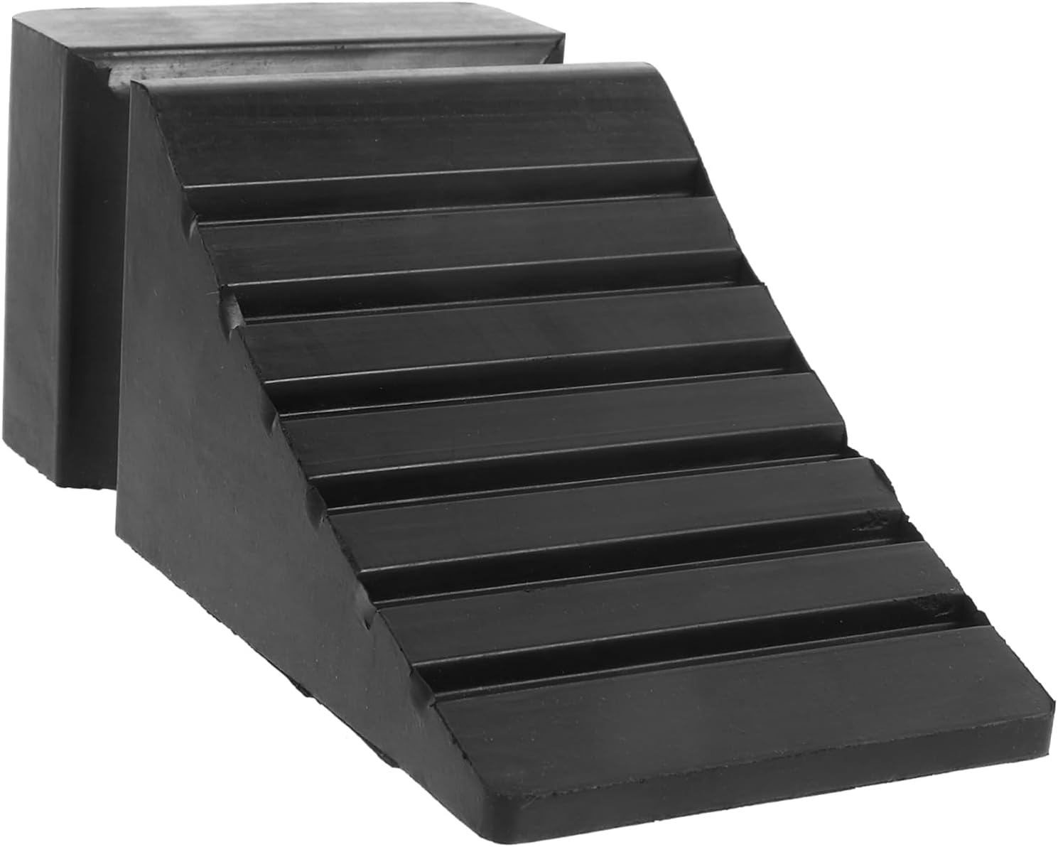 Wheel Chocks for Rv Car Wheel Chock Truck Portable Tire Skid Stopper Made of Rubber