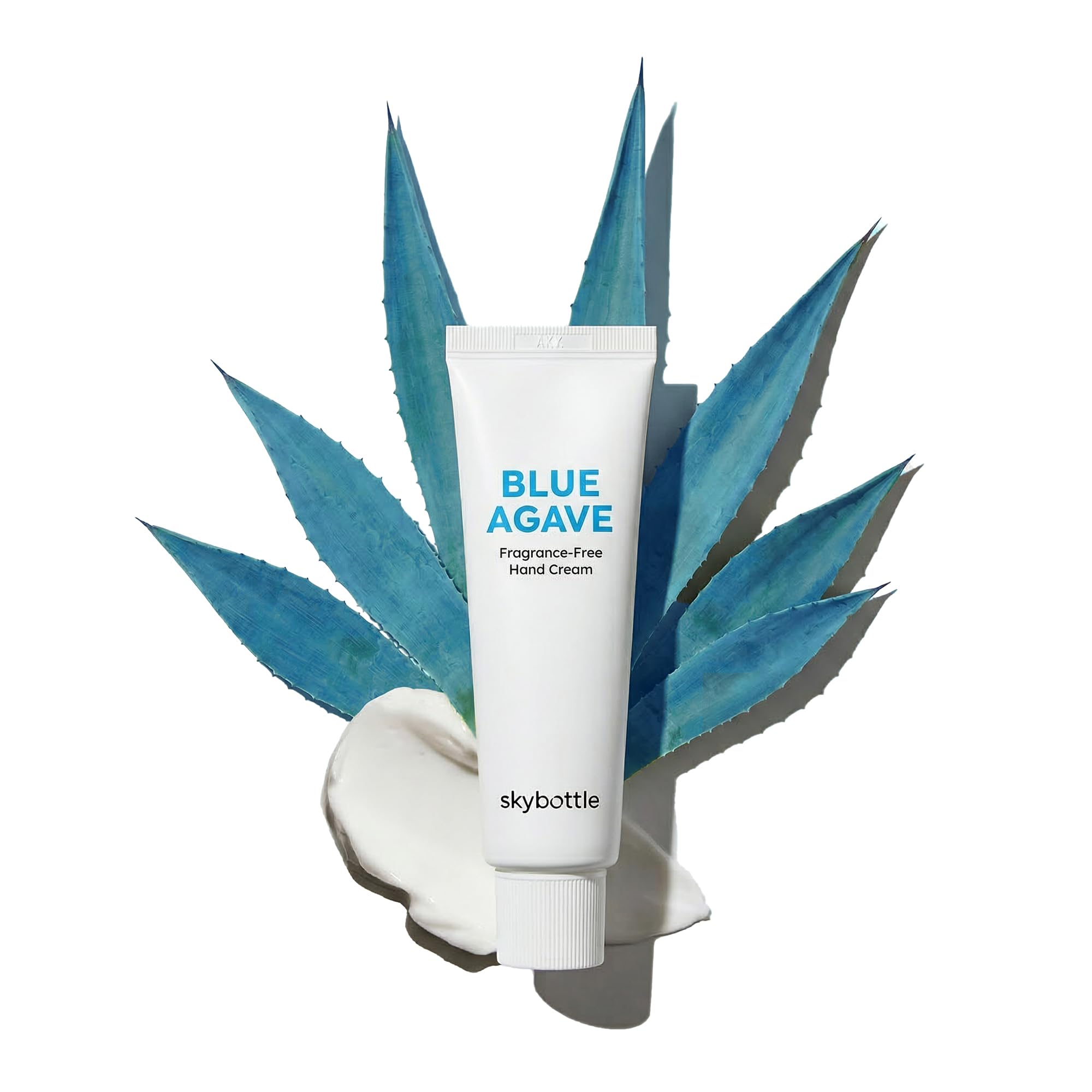 skybottle Fragrance Free Blue Agave Hand Cream, Shea Butter, 1.7 Fl Oz