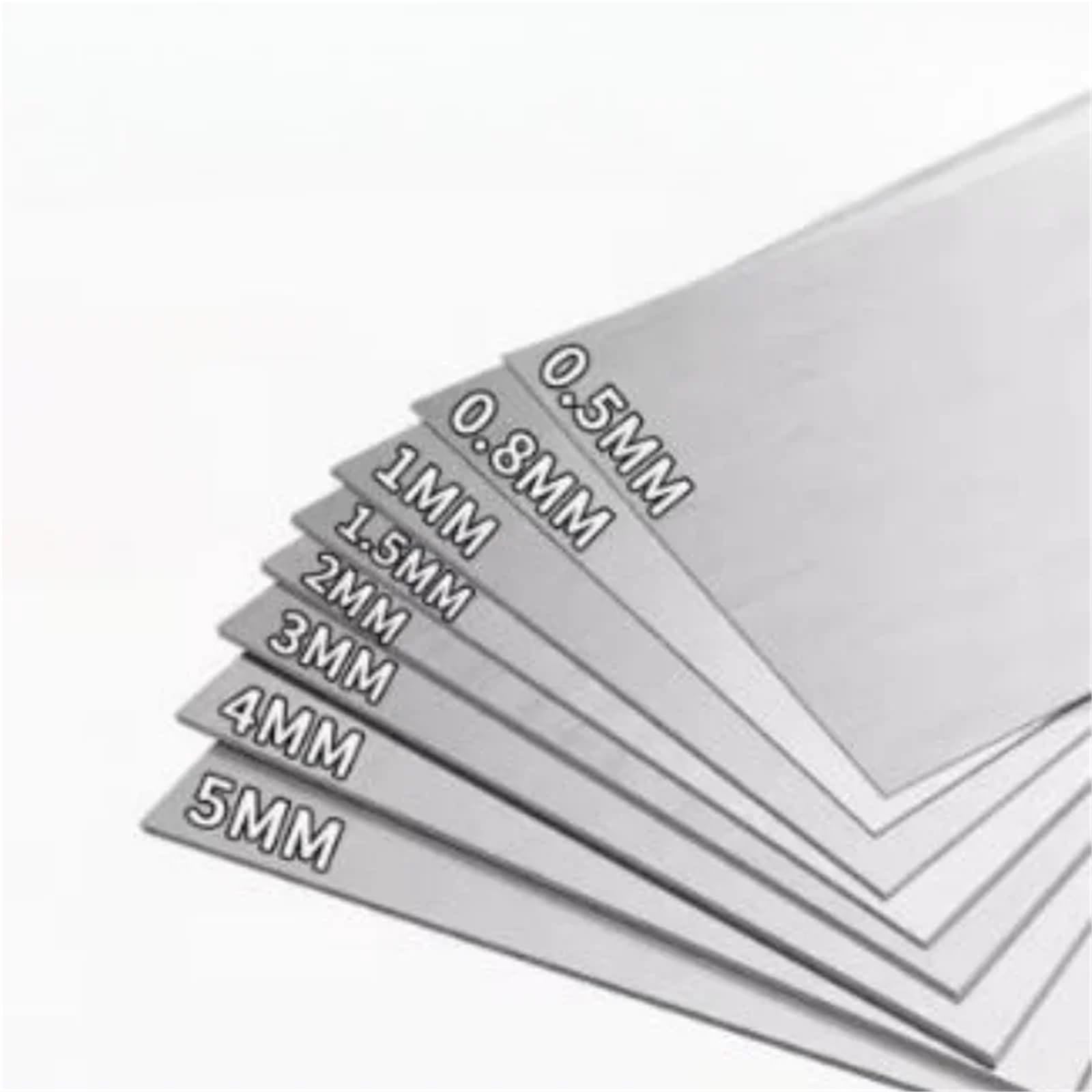 Edelstahlplatten 316L Edelstahlplatte, poliert, Zuschnitt, verschiedene Größen(50x100x8mm 1pcs)
