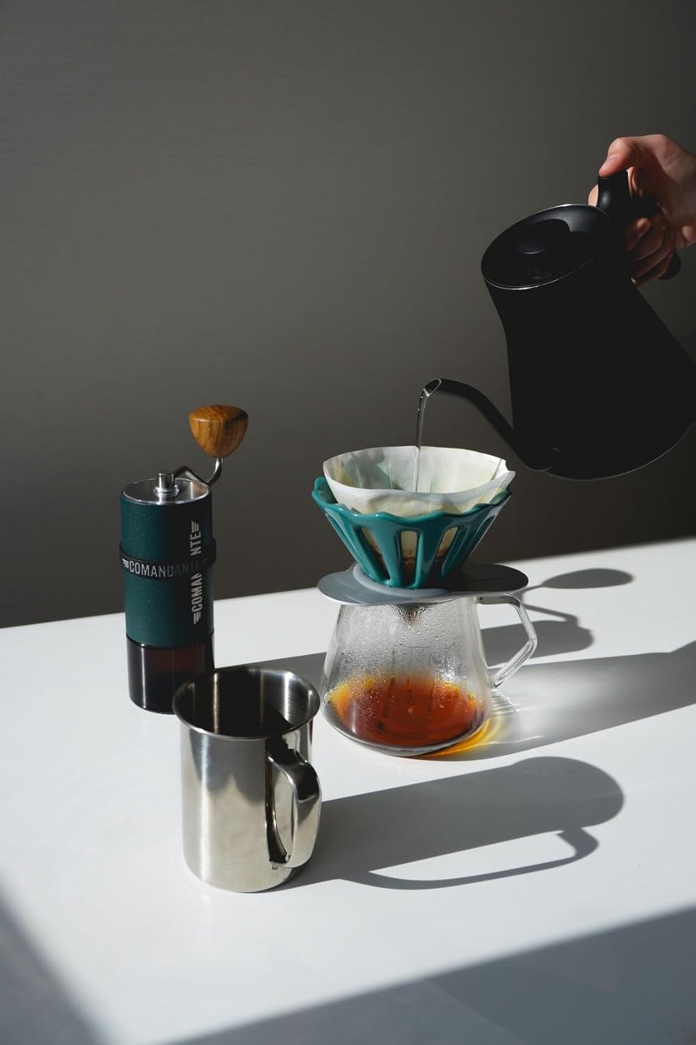 V60 Ceramic Pour-Over Coffee Dripper (HANDMADE IN UKRAINE) Series 4