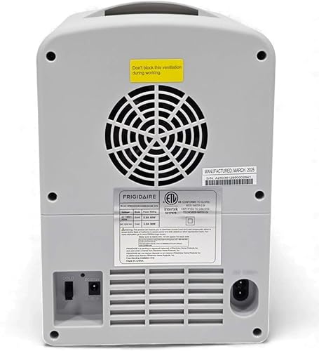 Miniatura 6 de Frigidaire Mini refrigerador personal retro EFMIS229-Moonbeam, de 6 latas4L, incluye cable para el hogar y el coche de 12 V, capacidad de 4 litros