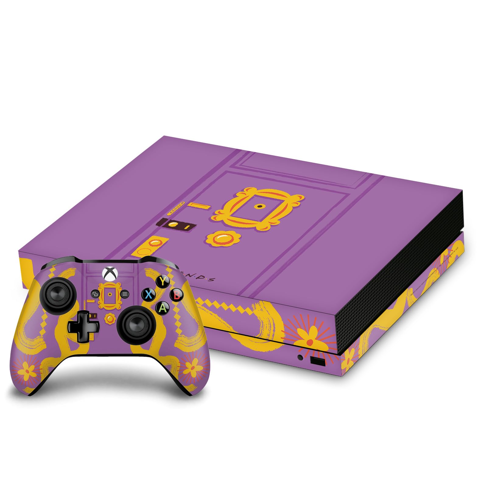 Sticker Friends Xbox One X avec graphismes de cadre en vinyle - 7