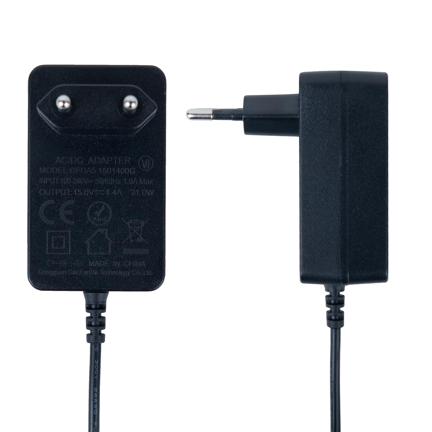 15W Netzteil Für Echo Dot 3./4./5. Gen - 12V/1.25A Ladegerät Mit 1.5m Kabel