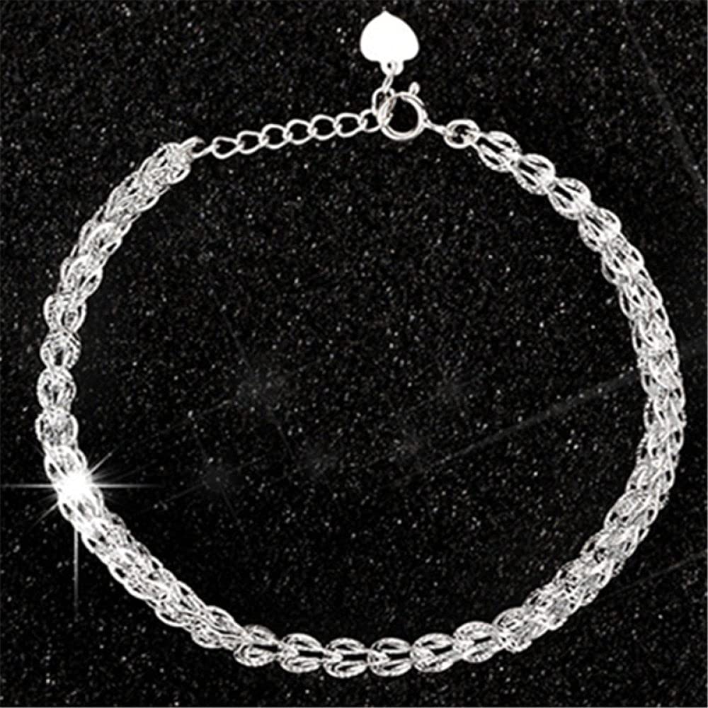 Bracciale Argento Donna,Bracciale in Argento Sterling da Donna S990 Bracciale Vintage Cinese Bracciale Regolabile da Donna in Argento Sterling Gioielli Regali per Sua Moglie Fidanzata Mamma