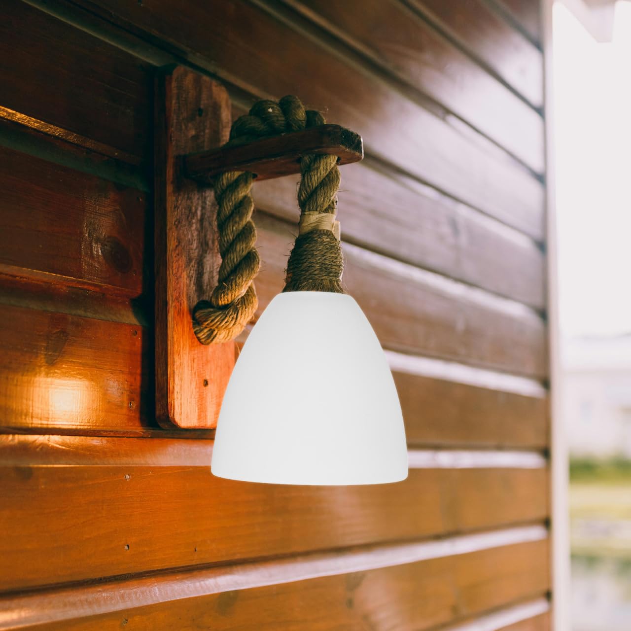 Housoutil Paralume in Vetro 5.71 Pollici Paralume Di Ricambio Per Lampada a Sospensione Plafoniera Copertura Protettiva Decorativa Per Interni Casa Hotel Studio