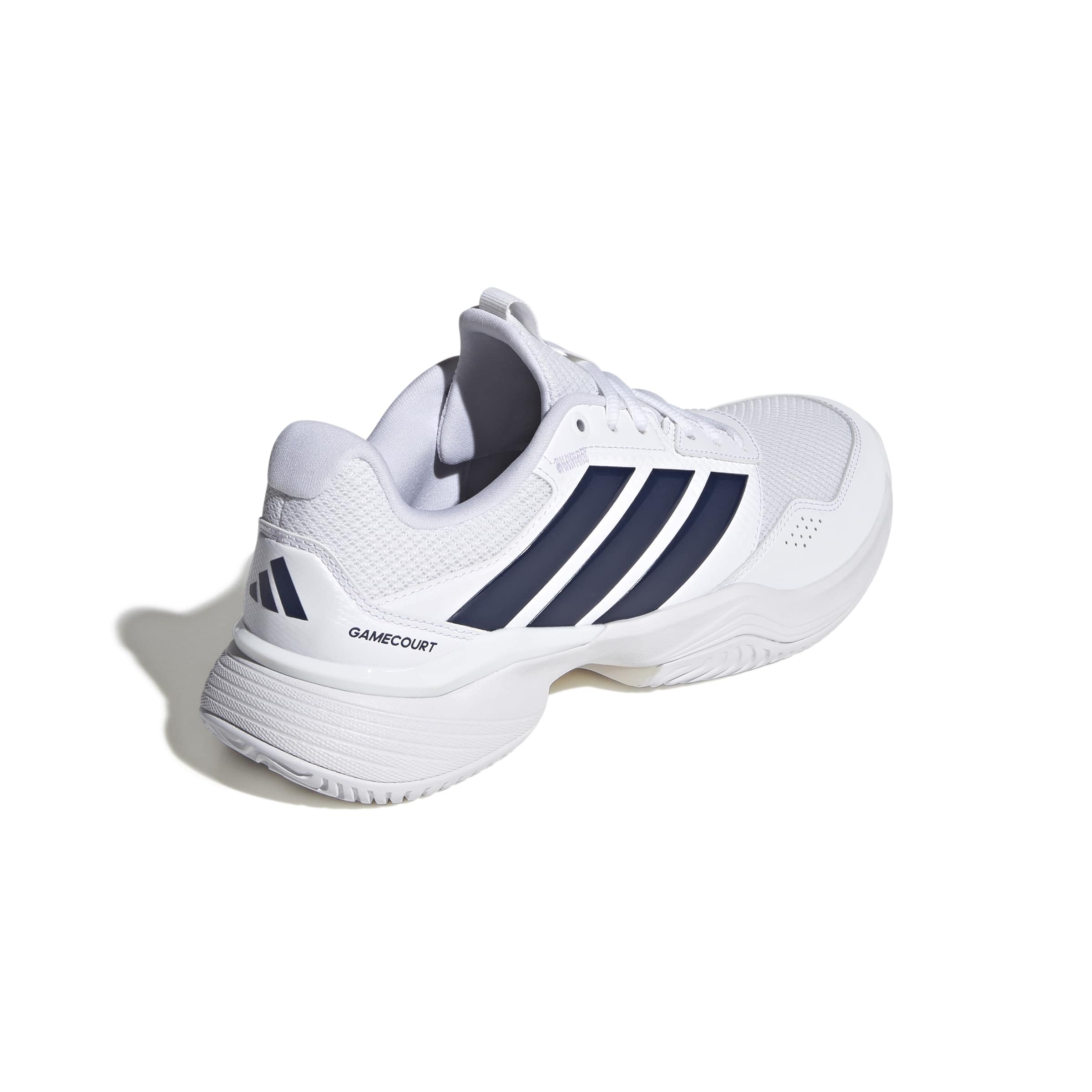 adidas Mezczyzni Gamecourt 3 Tennis Shoes, ftwr white/dark blue/core black, 42 2/3 EU