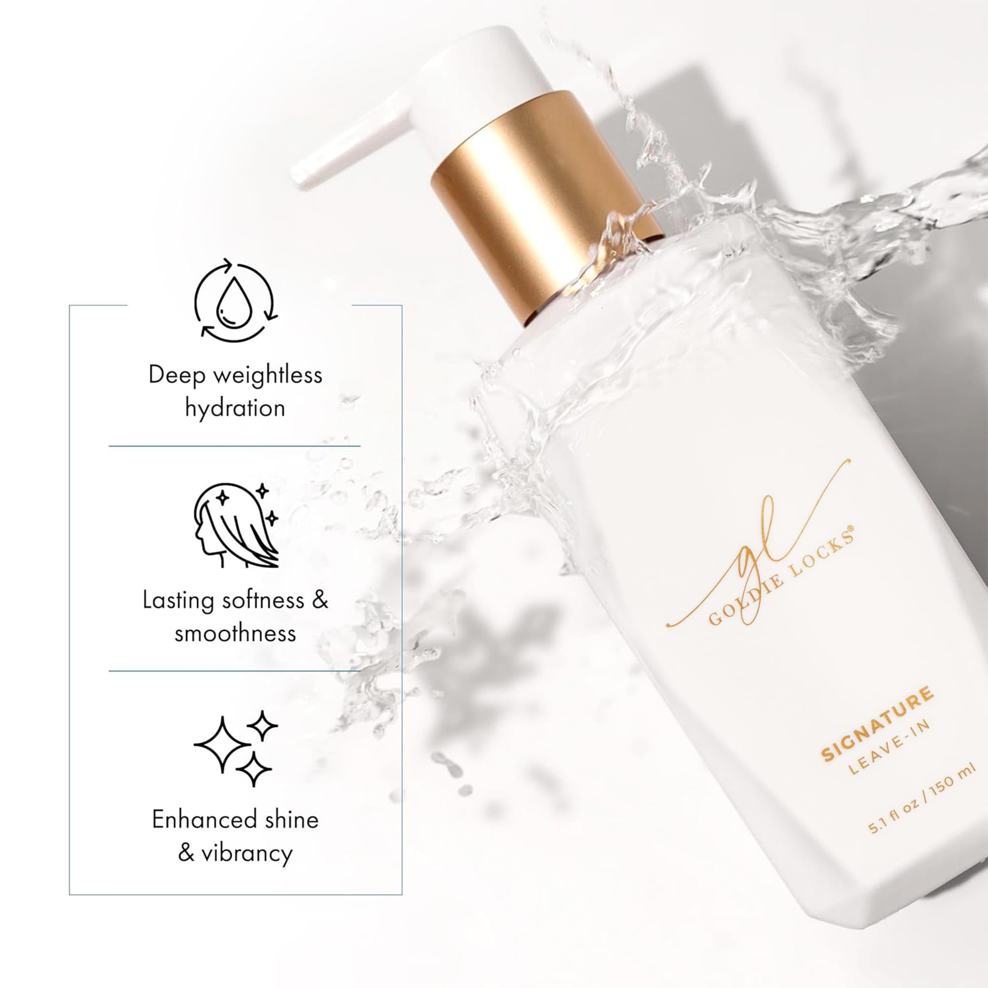 Goldie Locks Signature Leave-In Conditioner for Hydration & Frizz Control