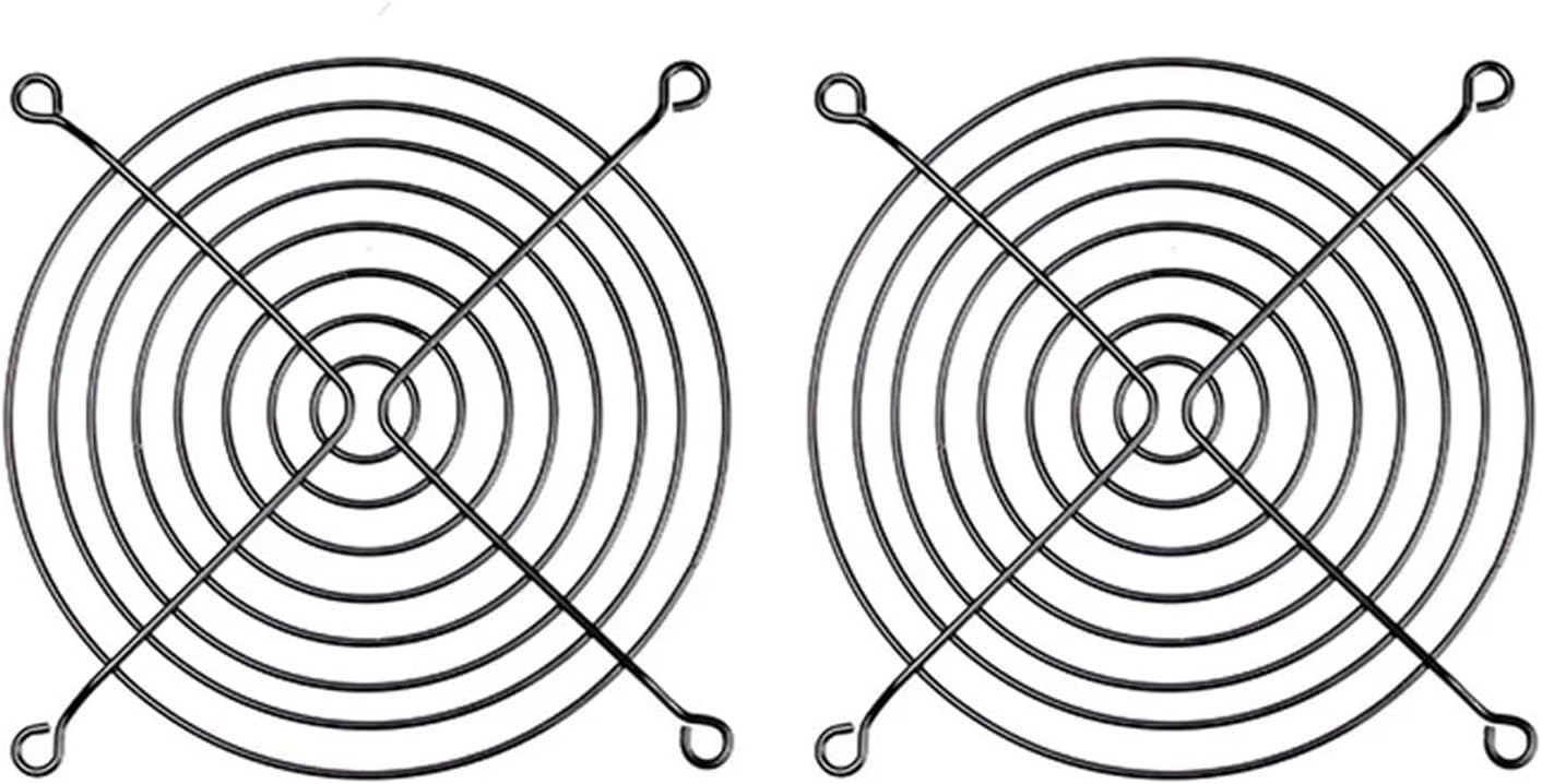 10 Piecces Axial 120mm CPU Cooling Fan Grill Metal Wire Finger Guards 12cm 120x120mm Metal Mesh Fan Grills Protection Net
