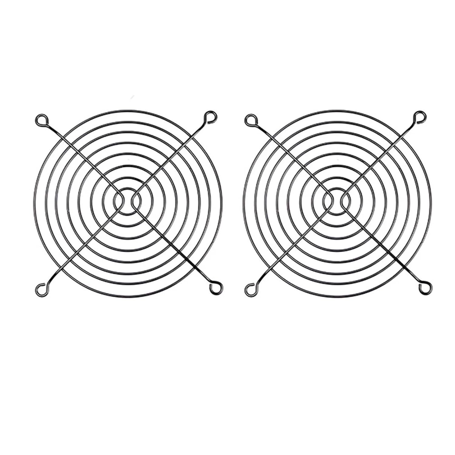 10 Piecces Axial 120mm CPU Cooling Fan Grill Metal Wire Finger Guards 12cm 120x120mm Metal Mesh Fan Grills Protection Net