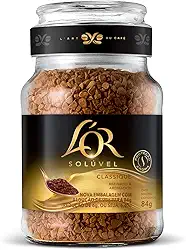 L'OR Café Classique Solúvel Pote De Vidro 84G