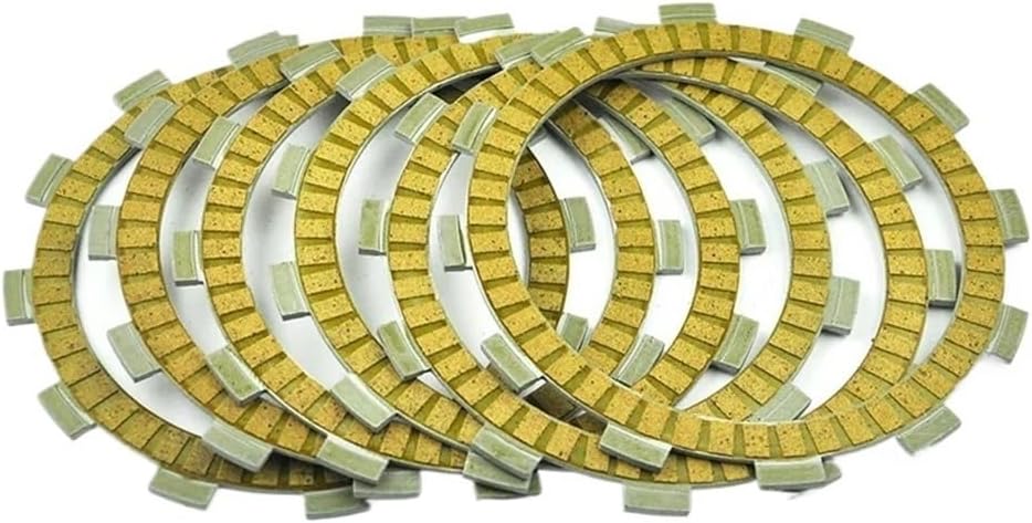 Clutch Friction Plate Kit Motocycle Fibrous Clutch Discs Plates 6 Pcs for LT250R 8792 RL250 7475 RM250 8687 DR650RSE 91 LT for RL RM DR 250 650
