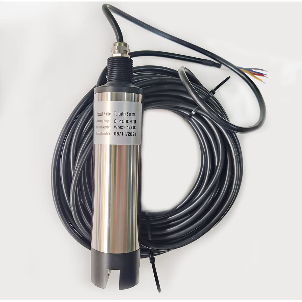 Medidor de caudal de agua, MDL8011 Instrumento de monitoreo de calidad del agua en línea industrial Medidor de turbidez digital Analizador de concentración de materia suspendida(0.1-50000mg 1L)