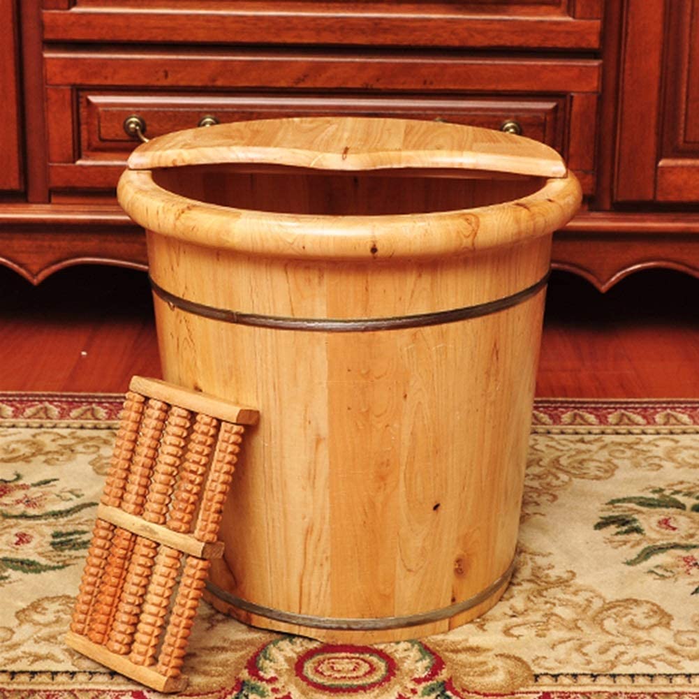 Lavabo de Madera para pies para Adultos, hogar con Barril de baño de pies, baño de pies, Barril de baño de pies para el hogar, baño de pies