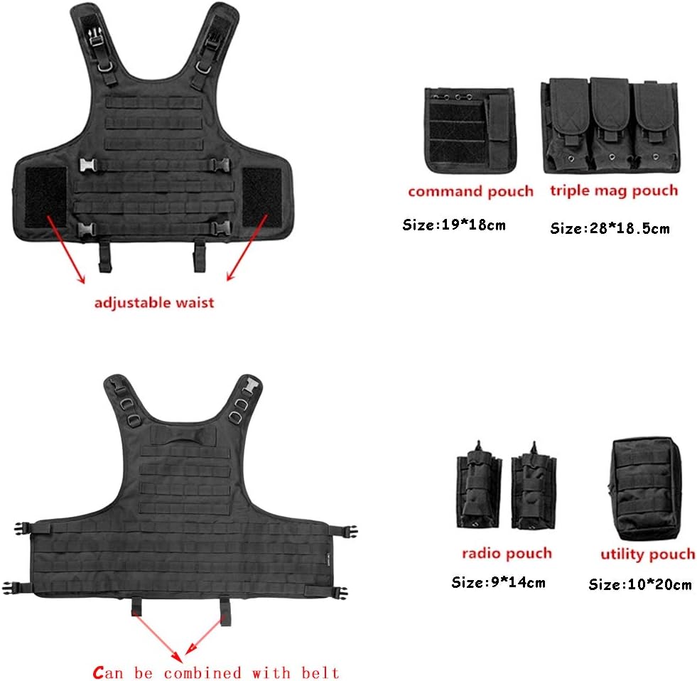 vAv YAKEDA Tactical Airsoft Vest for Men - Image 3