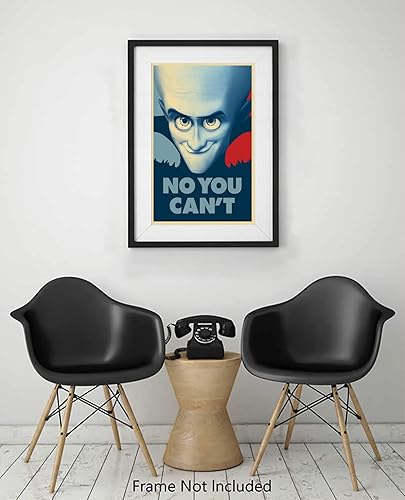 Miniatura 7 de Megamind - Póster de película para decoración del hogar, arte de pared de 11 x 17 pulgadas (11.0 x 16.9 in), regalo sin marco