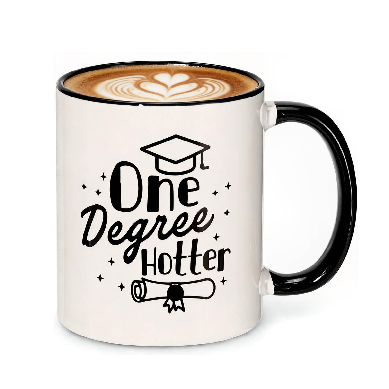 Photo 1 of **CRACKED AND CHIPPED**Frerdui Graduation Gift for Her & Him 2026 – 11oz Ceramic One Degree Hotter Mug, Funny College, High School, Master’s & PhD Graduation Gift for Women Men, Grad Party Decoration