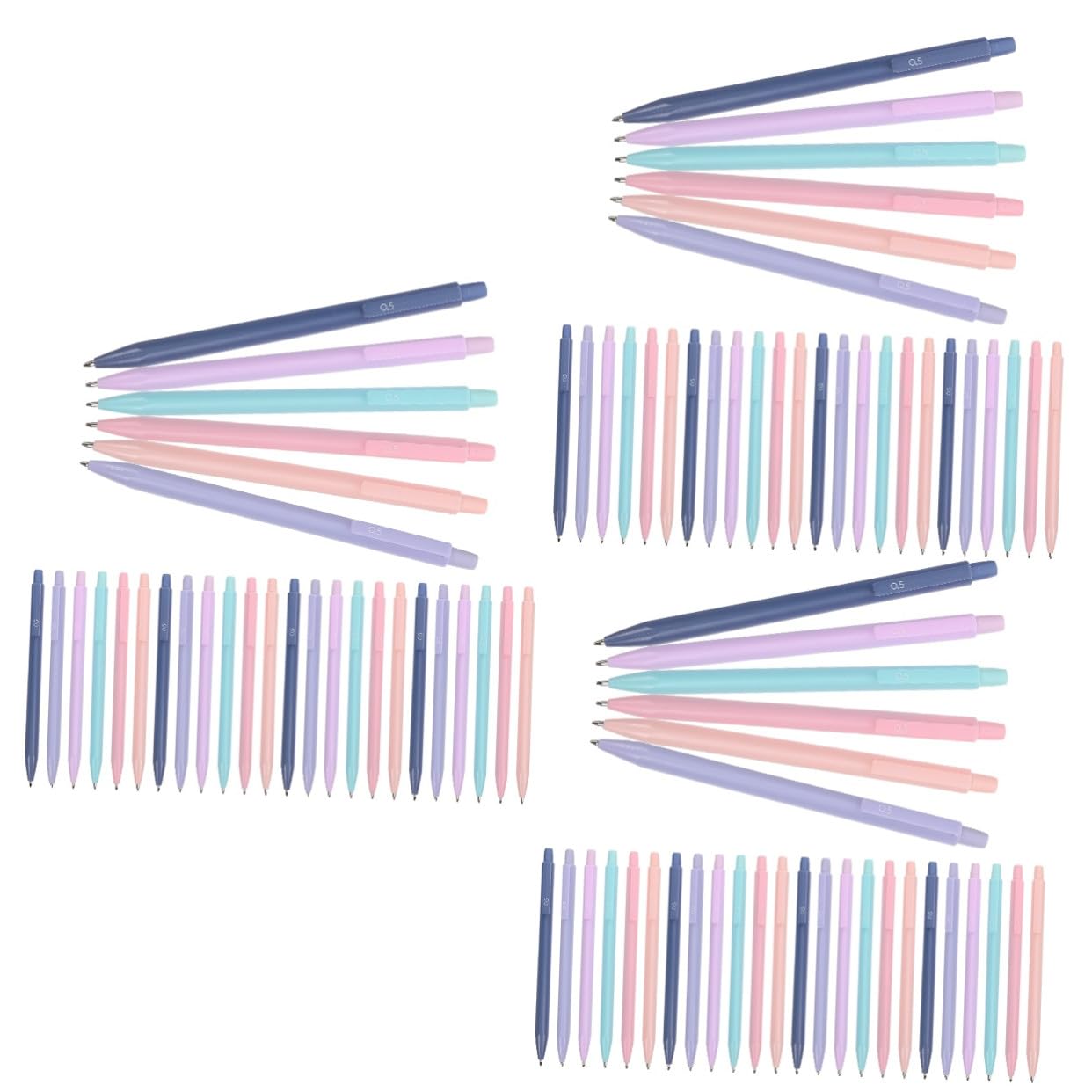 Housoutil 90 Pezzi Matite Meccaniche Colorate per Studenti Design Antiscivolo Impugnatura Confortevole Materiali Resistenti per Scrittura e Regalo per Ragazzi