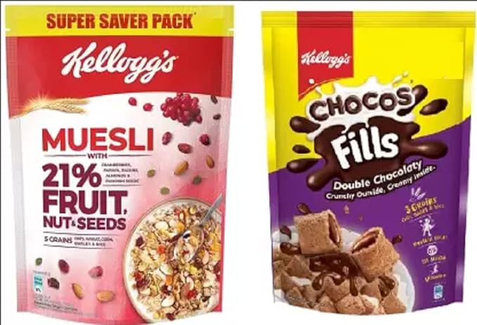 Muesli Fruit & Nut 750 gm + 175 gm Pack of 2 Pouch (2 x 462.5 g)