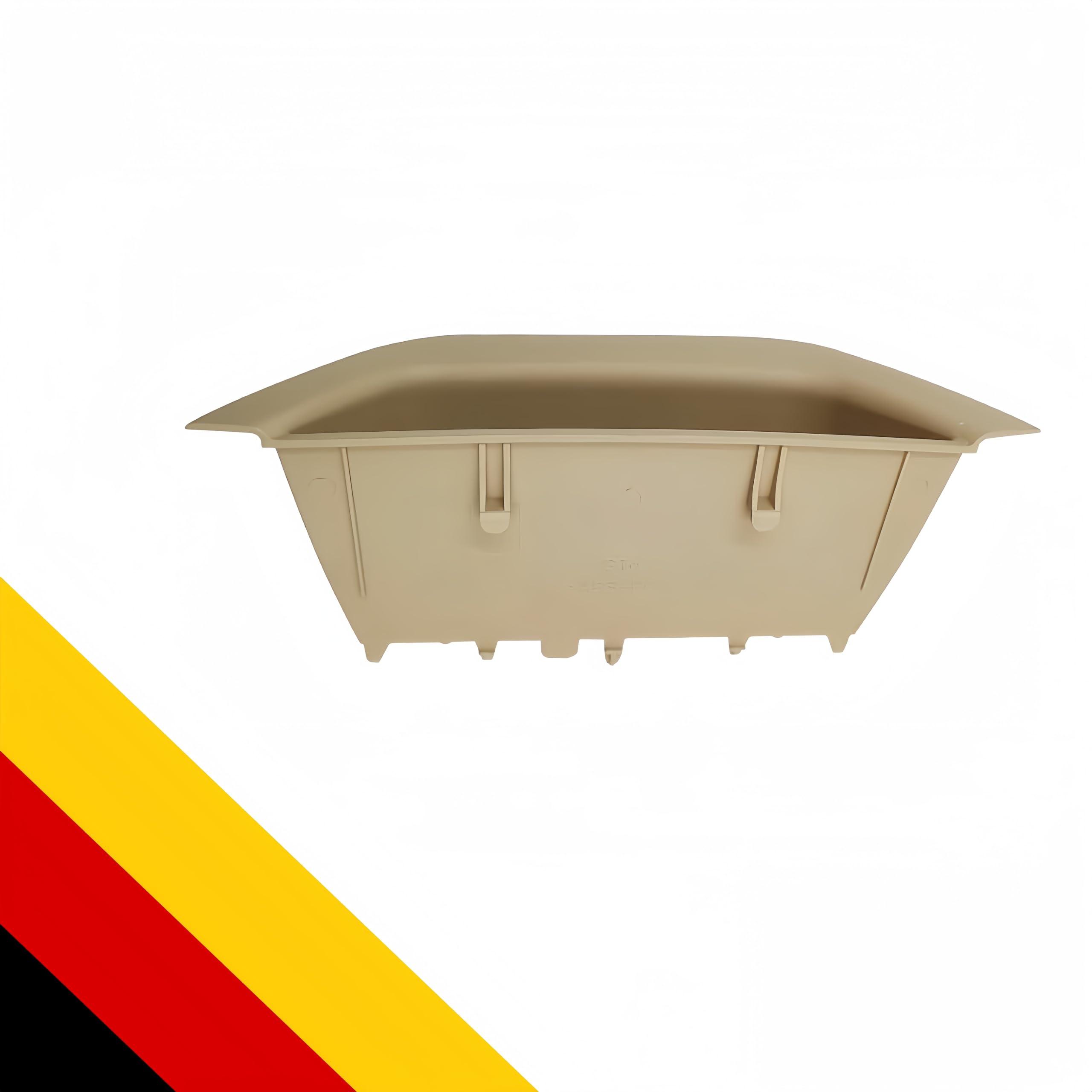 POETRYXIAO Poignée de porte intérieure, boîte de rangement pour porte avant gauche, compatible avec x3 F25 2010-2016, X4 F26 2014-2017 (beige)
