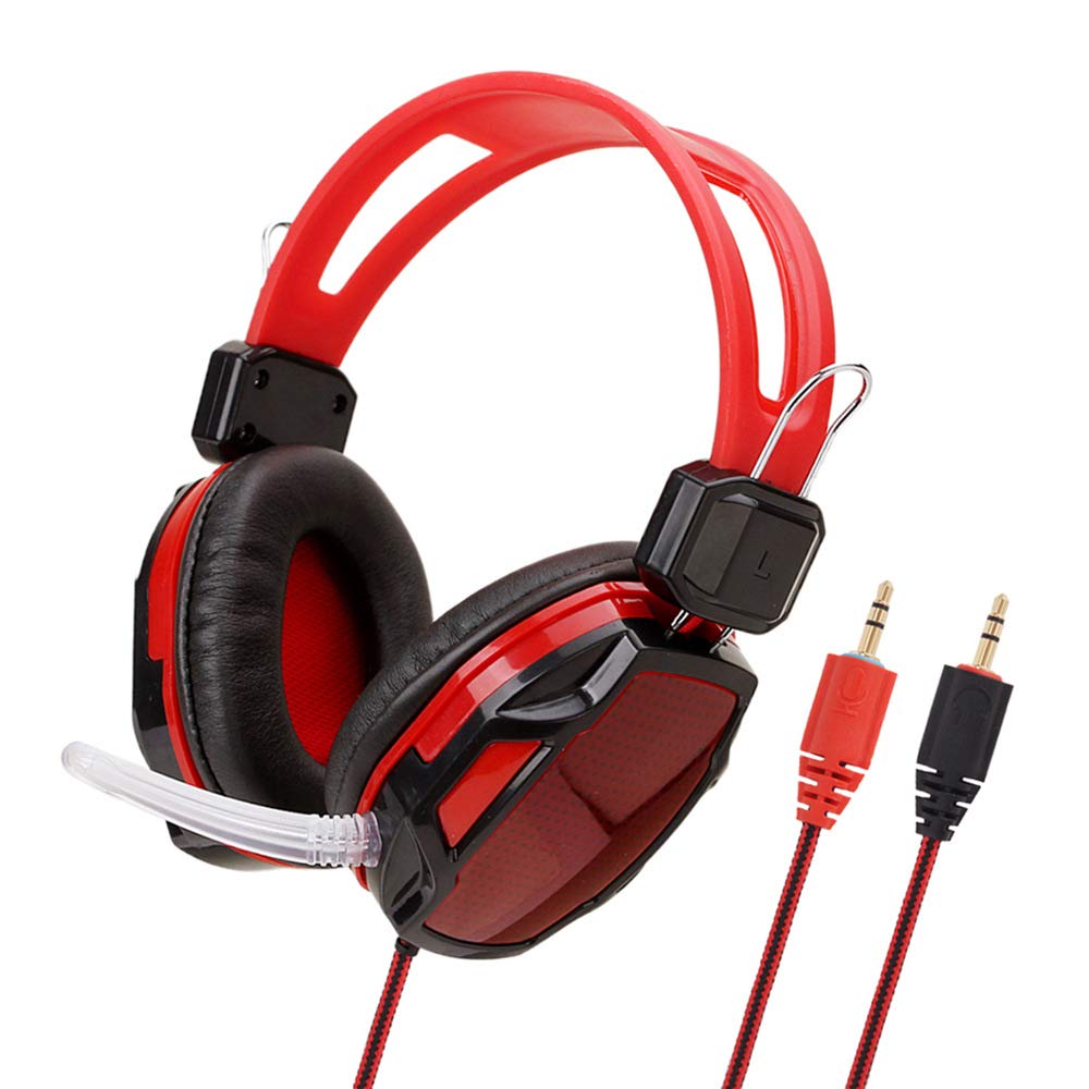 Buy Headphones, Wired 3.5mm Noise Cancelling Game Headset, 3D Bass
