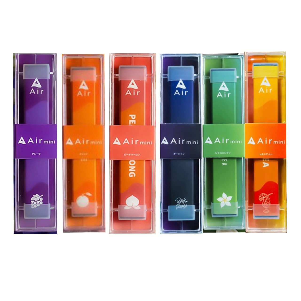 Amazon | 持ち運びシーシャ・電子タバコ 【Air mini 6本セット】 6本