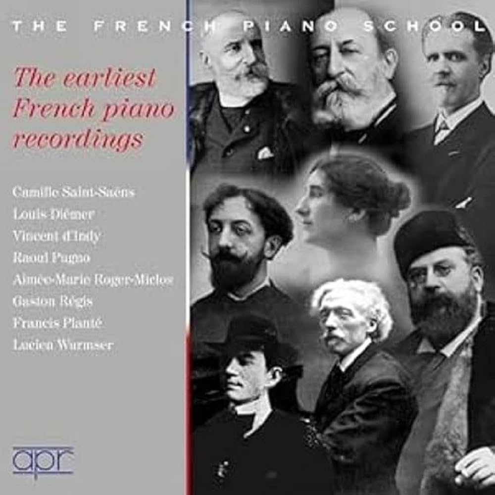 The earliest French piano recordings