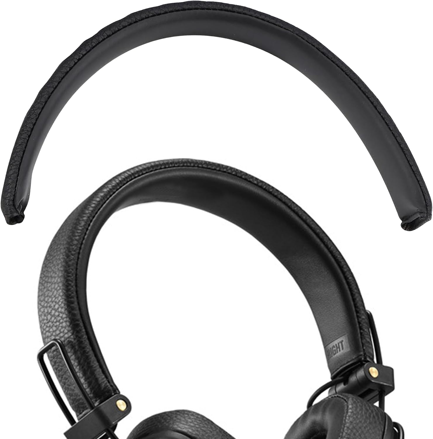Major 3 Headband Replacement Headband Top Pad Cushion Cover Compatible with Marshall Major 3 Major III Headphones Headband Pad Cover Protector Repair Parts - Black