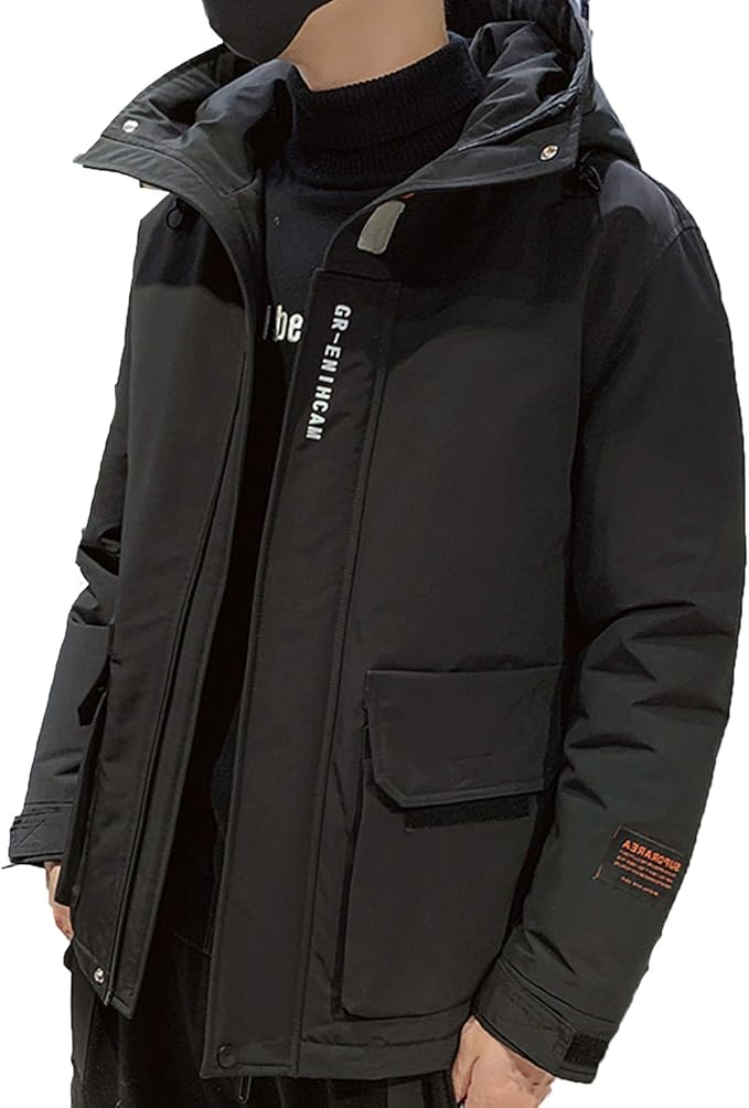 Amazon ダウンジャケット 冬 メンズジャケット 人気 ダックダウン ショート丈 厚手 保温 防寒着 ウルトラライト アウター 大きいサイズ あったかい スリム 冬服 ベロクロ カジュアル 作業服 釣り 日常 男性用 ウィンター 黒 カーキ M 4xl コート ジャケット 通販