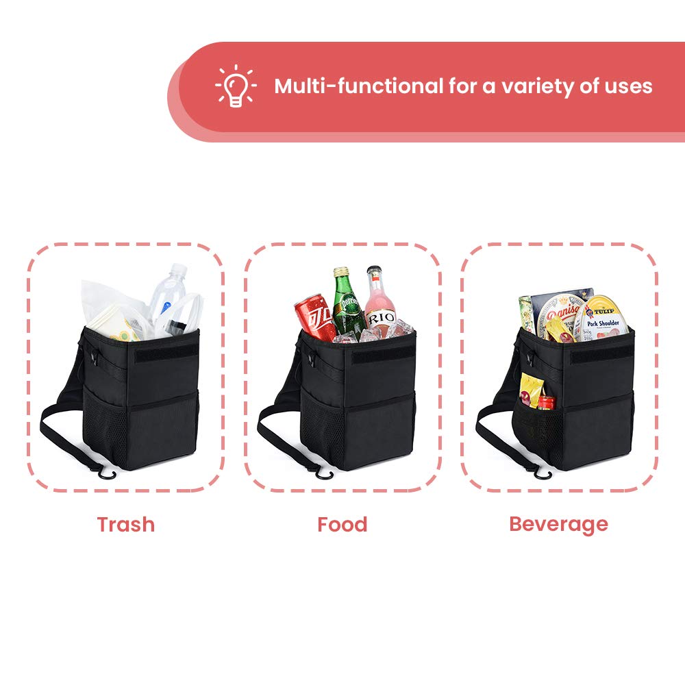 Weekly Top Sale Waterproof Car Trash Can with Lid and Storage Pocket – Leak-Proof Vehicle Hanging Garbage Bin, Multipurpose Automotive Trash Bag Organizer with 2.4 Gallons Capacity, Black Black Friday - 40% OFF Waterproof Car Trash Can with Lid and Storage Pocket – Leak-Proof Vehicle Hanging Garbage Bin, Multipurpose Automotive Trash Bag Organizer with 2.4 Gallons Capacity, Black