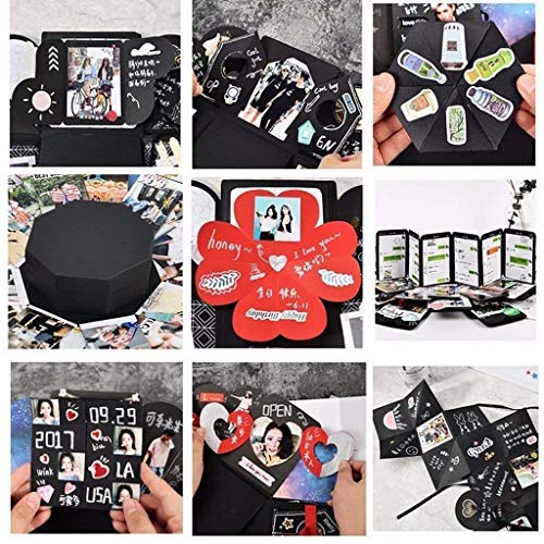 最安値 Formemory サプライズボックス 手作り アルバム 爆発ボックス ギフトボックス Diy ハンドメイド プレゼント 誕生日 母の日 バレンタインデー カップル ラブメモリフォトアルバム 写真収納 贈り物 思い出記録用 フォトアルバムの価格比較