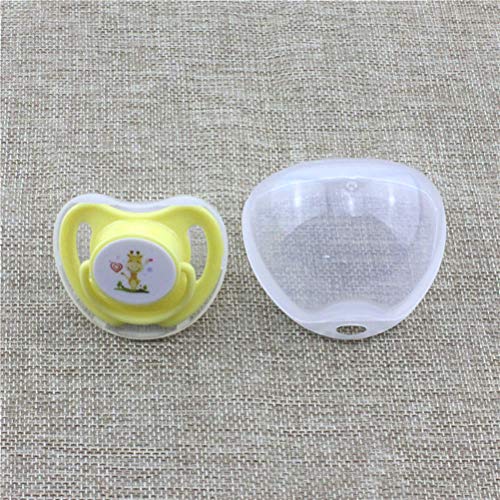 Supvox Tragbare Schnullerbox Schnulleraufbewahrung Box für Baby 4 Stücke (Transparent)