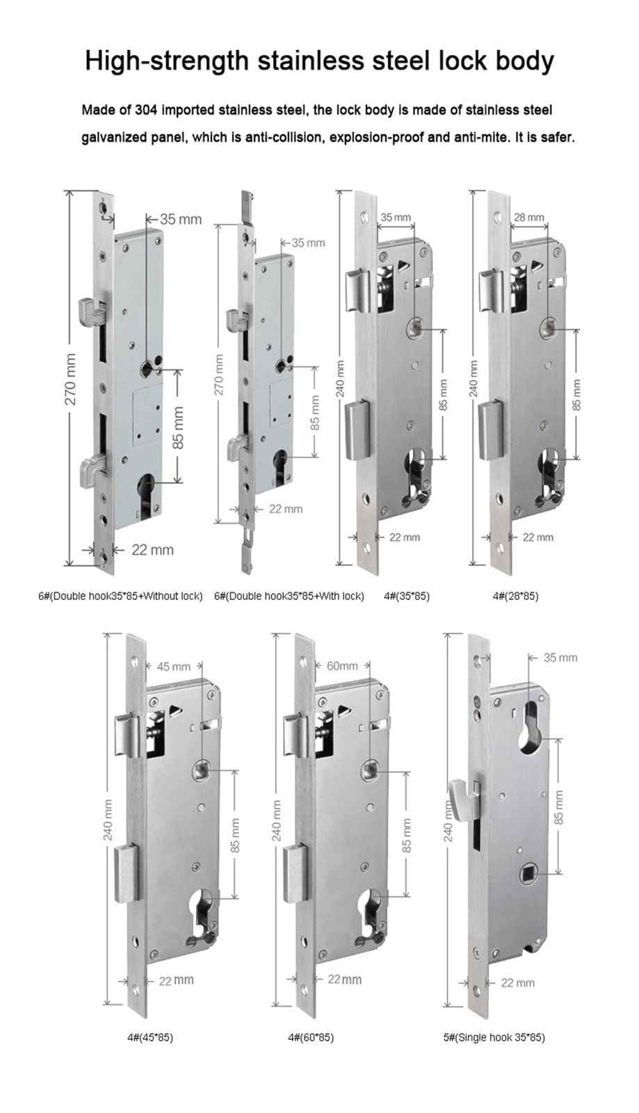 Serratura a porta di impronta digitale biometrica impermeabile Serratura elettronica Smart Block Rfid. Serratura del codice della carta for porta in vetro in alluminio(3585 sliding Black)