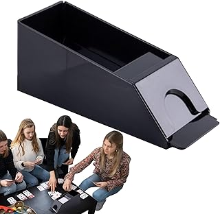 Generisch Kartenschuh – Professioneller -Schuh Aus Acryl | Weicher Kartenspender Für Poker, Blackjack Und | Zappata Dee Carttas – Verwendung In Dee -Spielen Zu Hause