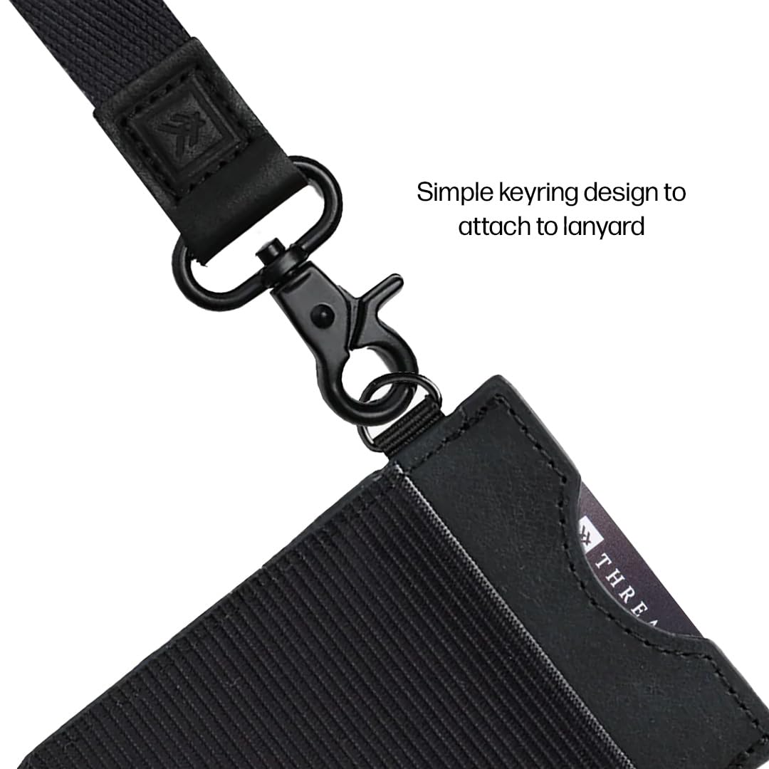 Thread Wallets - Cartera Fina Minimalista - Soporte Vertical para Tarjetas