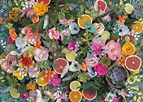 Paper Flowers 1000 Piece Jigsaw Puzzle | Sustainable Puzzle For Adults | Premium 100% Recycled Board | Great Gift For Adults | Gibsons Games #TOP1