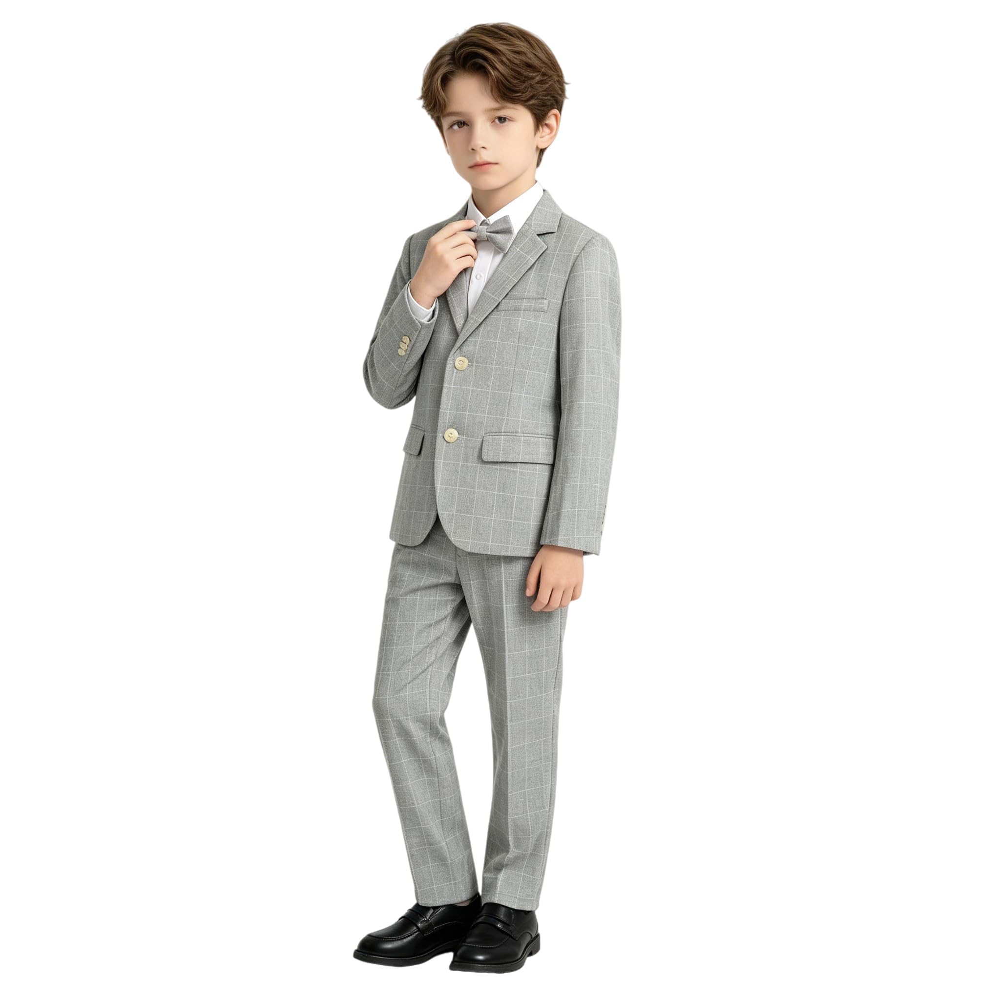 LOLANTA Boys Suit Wedding Ring Bearer Outfit Kids Formal Wear Dress Clothes