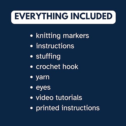 Miniatura 7 de Needzo Kit de ganchillo de llavero de Navidad, Amigurumi navideño, todos los suministros incluidos, tutoriales en video paso a paso, 5 diseños